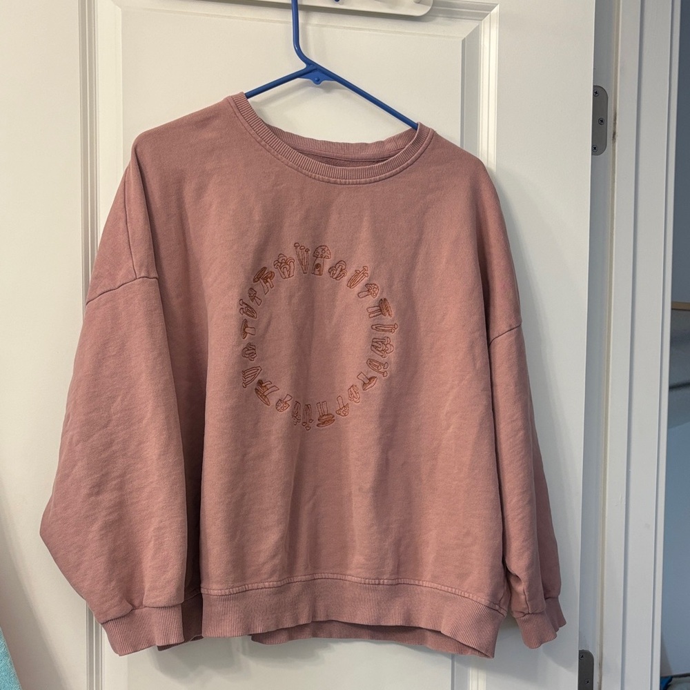 Mollusk Embroidered Mushrooms Sweatshirt